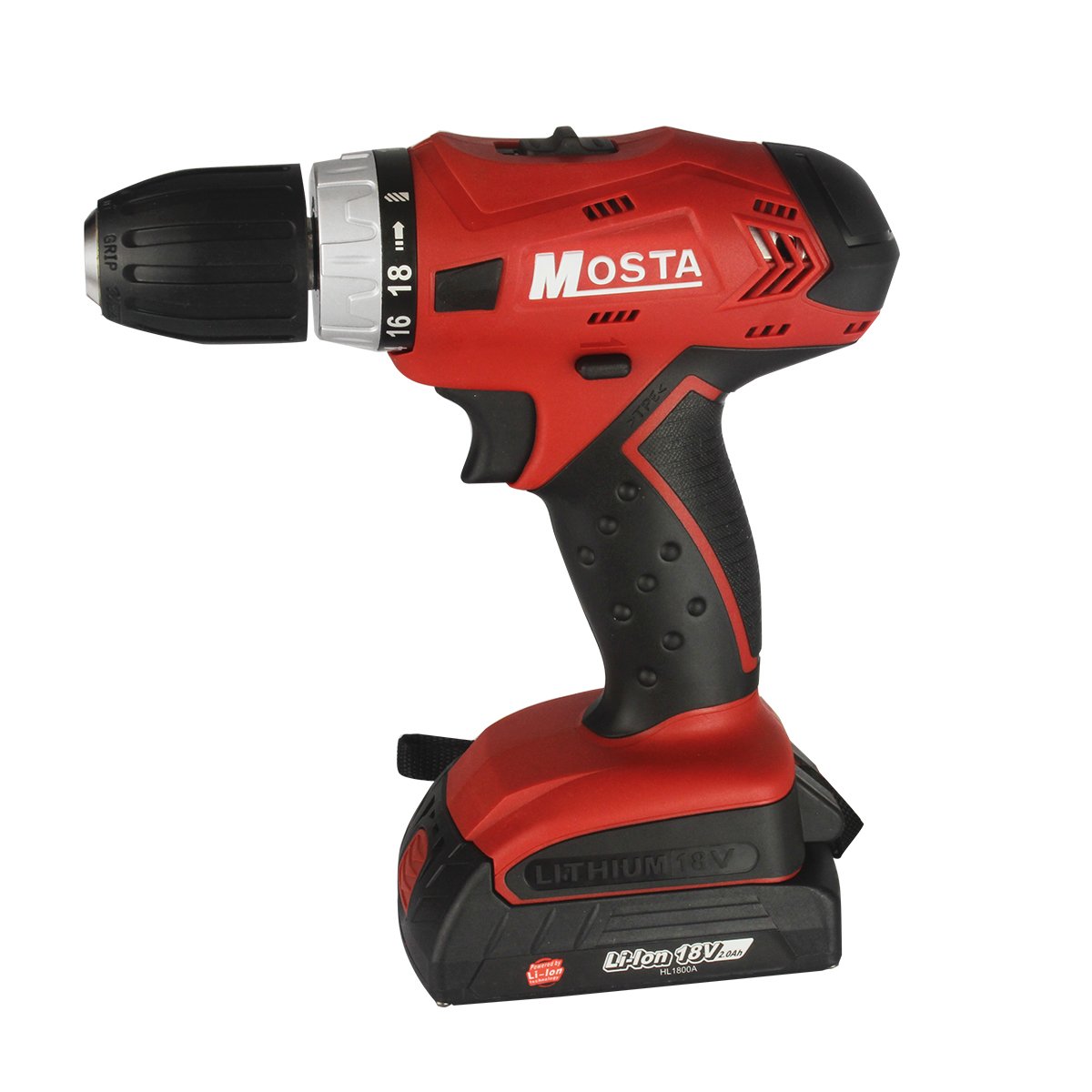 Mosta Cordless Drill/Driver 18V Lithium-Ion-LT18SB2A Kit with One Battery