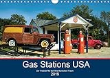  Gas Stations USA - Der Treibstoff für den Amerikanischen Traum (Wandkalender 2019 DIN A4 quer): Tankstellen - der Kraftort für ein Land, das ständig ... (Monatskalender, 14 Seiten ) (CALVENDO Orte)