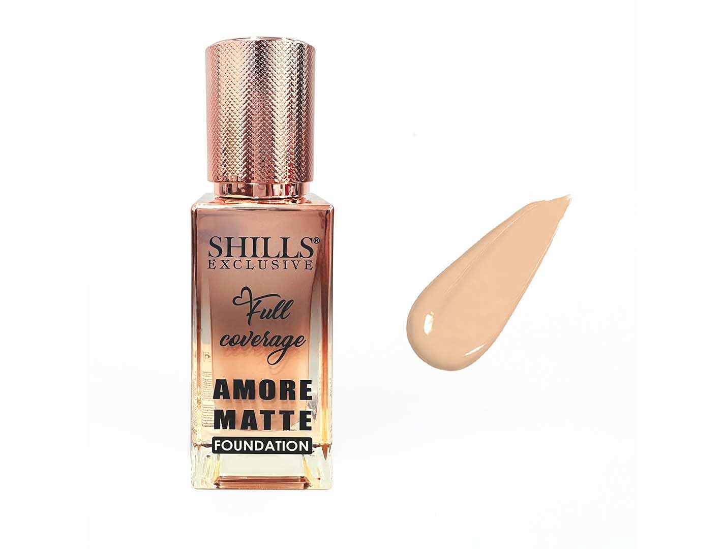 SHILLS Exclusive Amore Matte Liquid Foundation, Full Coverage (SEF-03)-picture-30