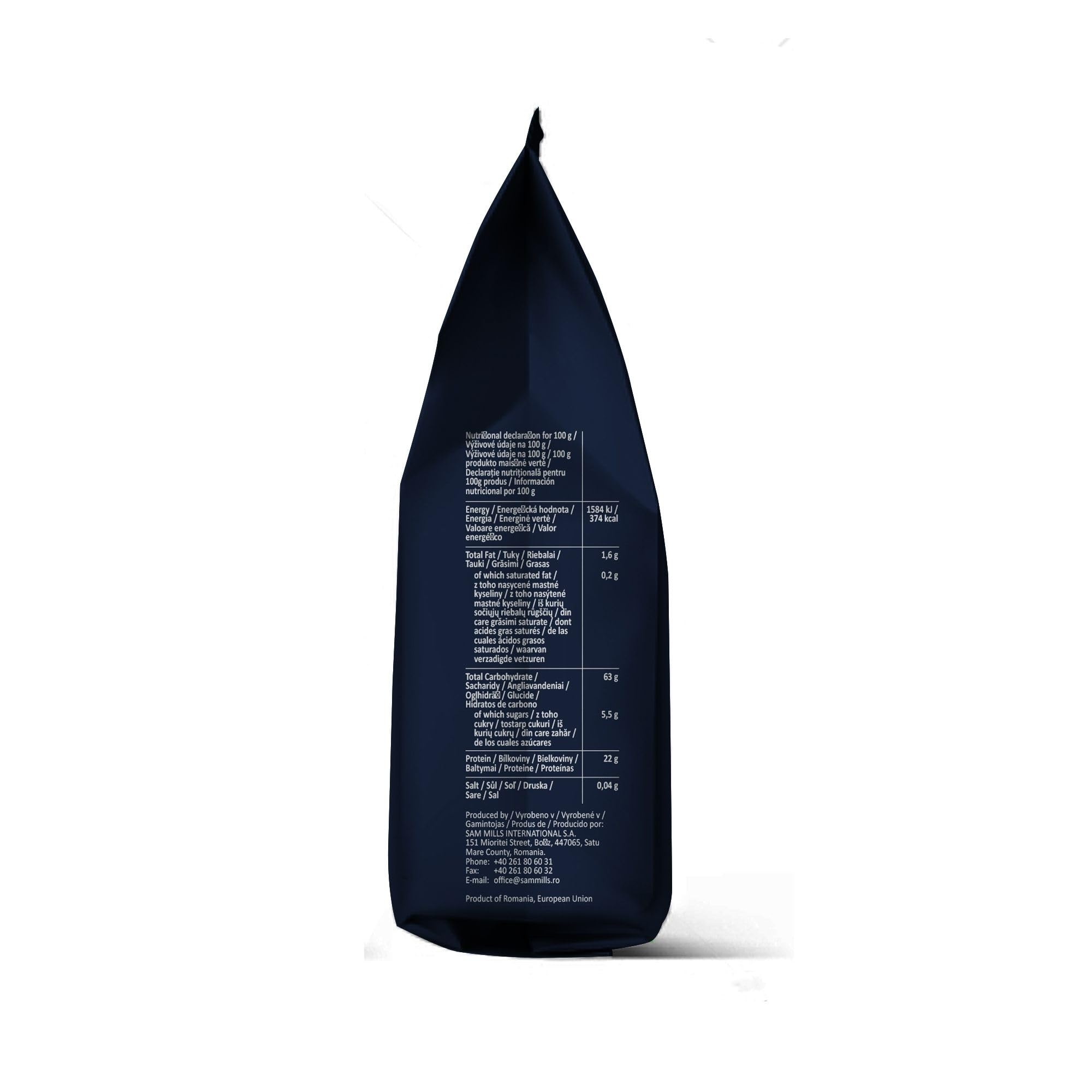 Sam Mills Plumas de Guisante Pasta Sin Gluten 250 g Elaborada con Legumbres Pasta Proteica Alto Contenido en Fibra