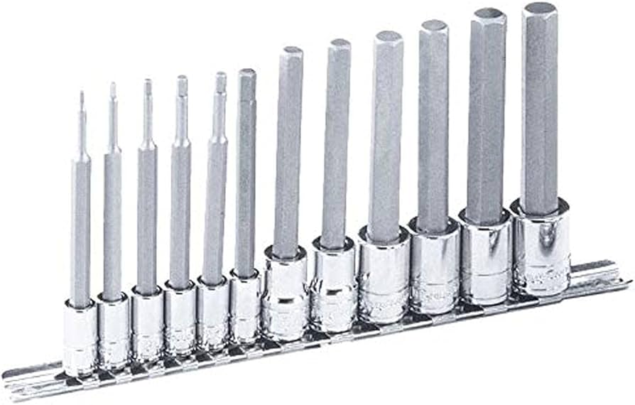 しちゃーど様、専用 Amazon | Genius Tools 12個入り 1/4インチ&3/8インチ Dr. Metric 六角