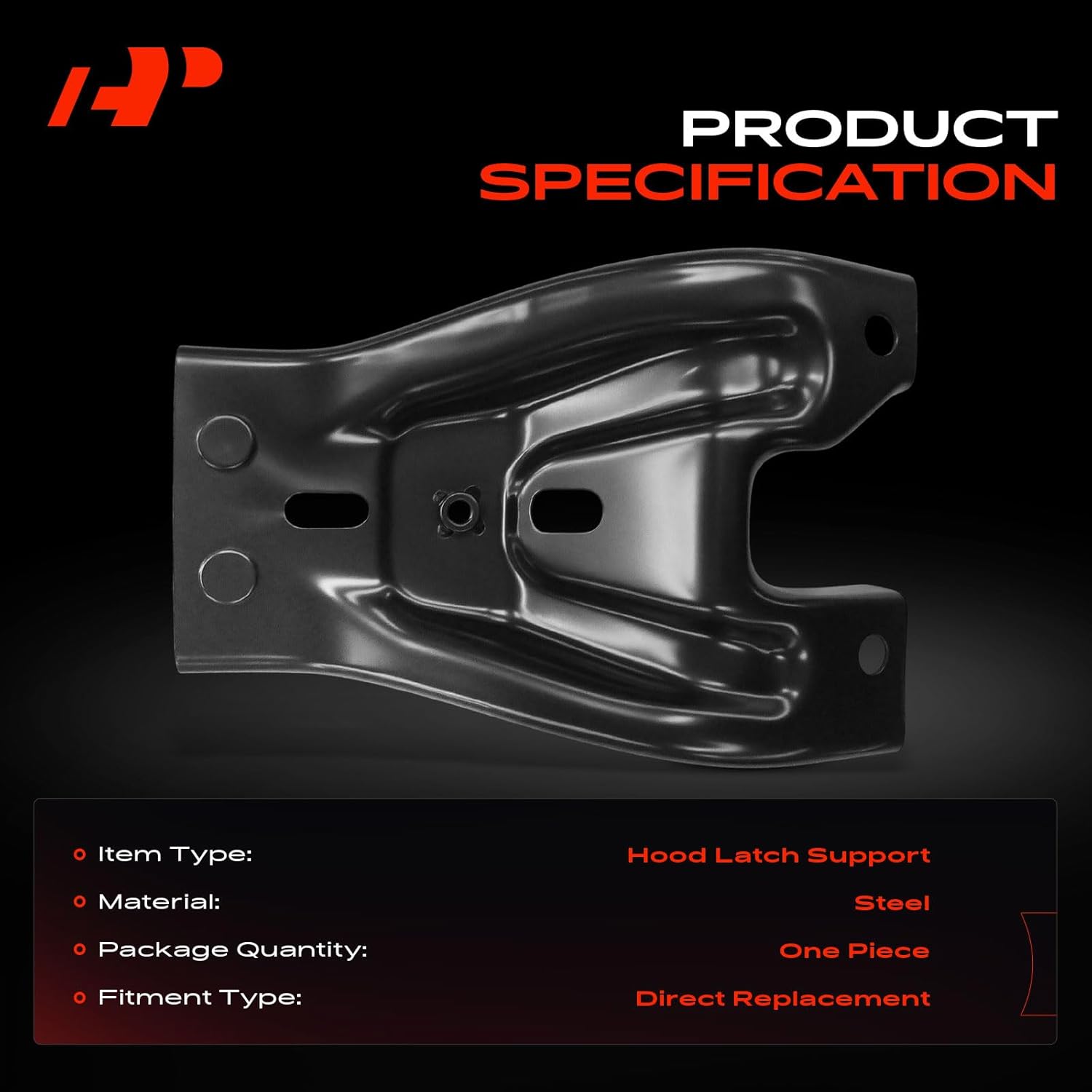 A-Premium Hood Latch Support Compatible with Volkswagen Jetta 2011-2018, Sedan, Front Side