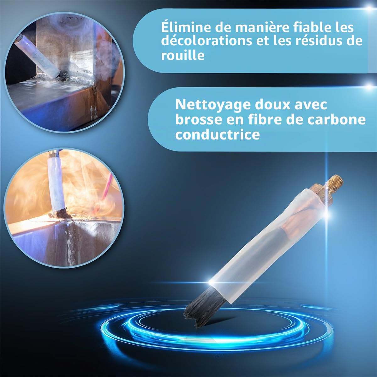 STAHLWERK Poste à souder combiné 3-en-1 AC/DC TIG 200 ST Digital – TIG & MMA (ARC) jusqu'à 200 A, mode Clean pour le nettoyage électrochimique des soudures inox, amorçage HF, fonction Spot