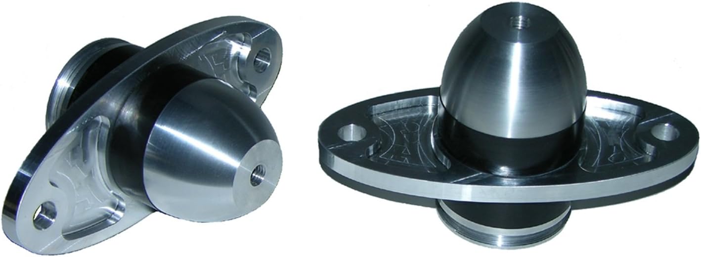 PROTHANE 6-505-BL Black Urethane Billet Aluminum Motor Mounts