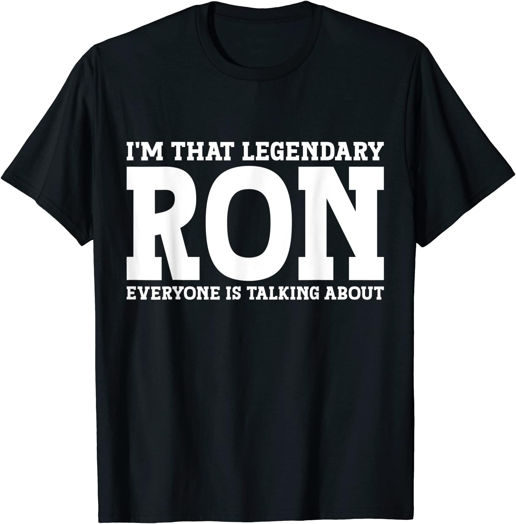 Ron Gifts Ron Tee Men Name Birthday GiftsRon Personal Name First Name Funny Ron T-Shirt
