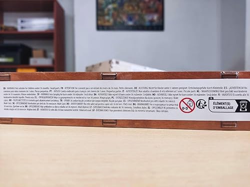 Miniatura 10 de Wooden.City Marble Run Mini rompecabezas 3D – Kit de modelo mecahnical de madera hecho a mano europea, laberinto de mármol para autoensamblaje, no