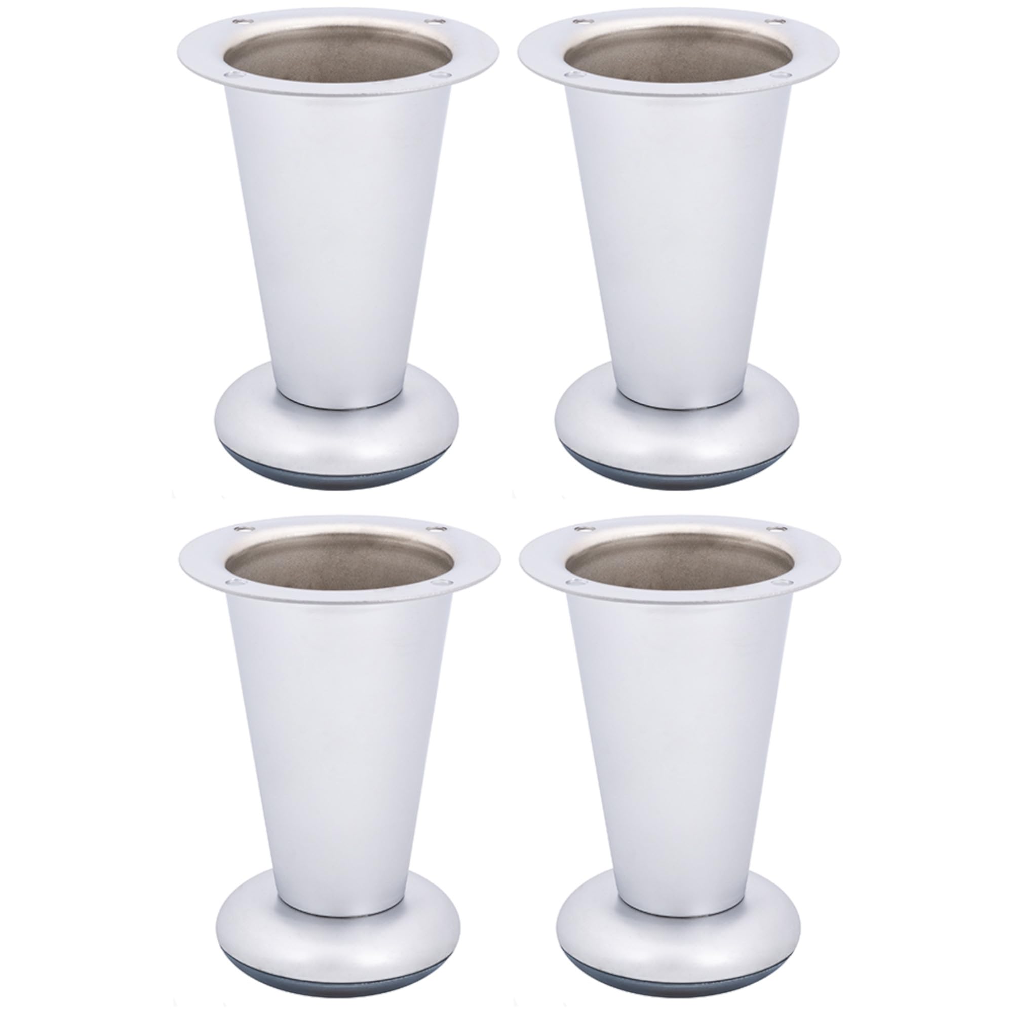 Pied de meuble réglable de 15 mm en métal pour rehausser buffet et canapé de salon
