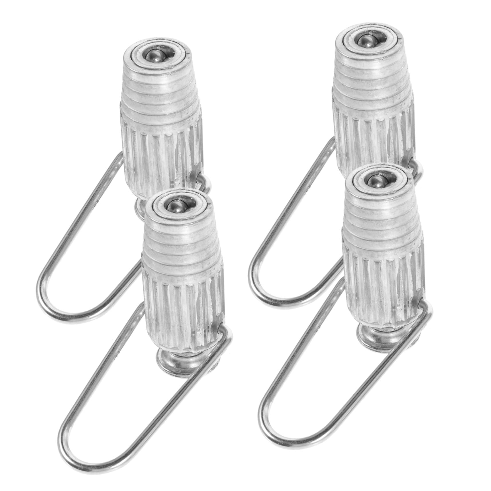 Wäscheleinenspanner Spannschloss 4 Stück aus Aluminium mit Feder und Kugellager Leichter Metall für Haushalt und Feste