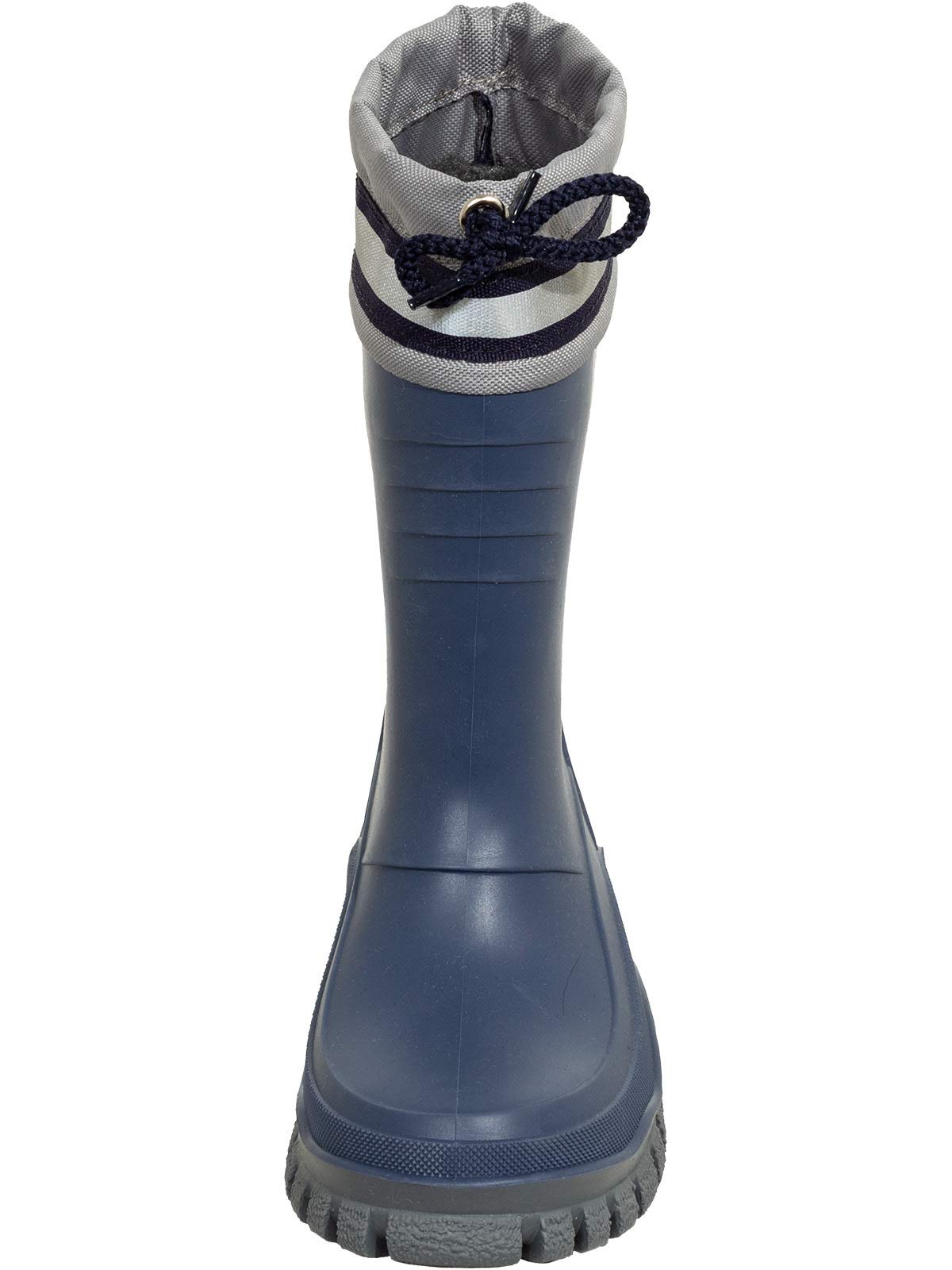 Bockstiegel Stiefel Arktis Kinderwinterstiefel gefüttert dunkelblau/grau 30