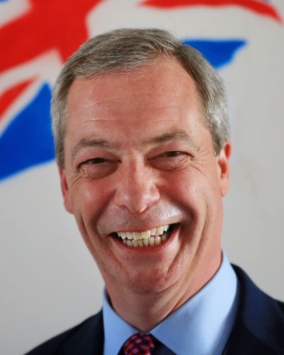 Multicolored Nigel Farage 10X8 Photo