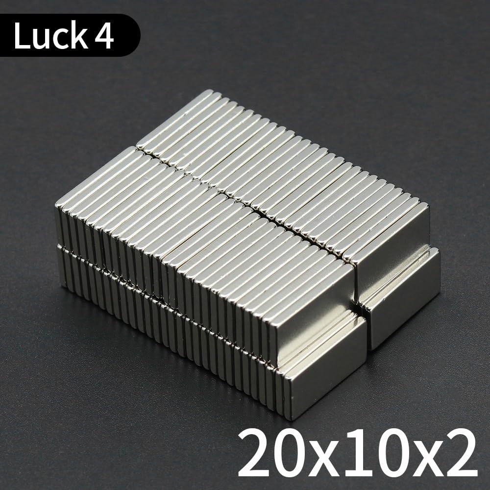 5/10/20/50Pcs BIock 20x10x2 MM NdFeB Permanent Neodymium Iron Boron Supermagnetic Neodymium Imanes De Neodimio Magnet(50Pcs)