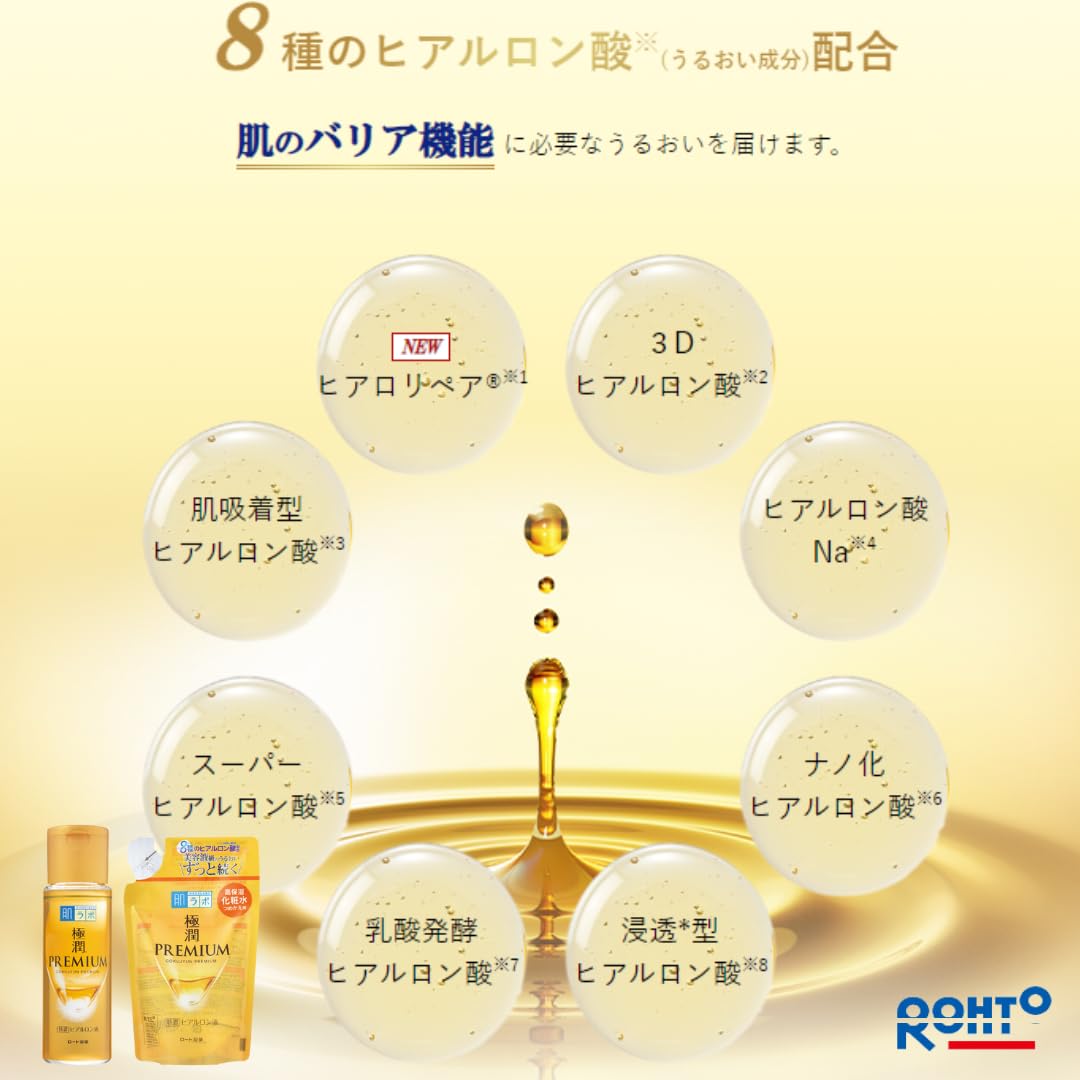 Amazon | 【2個セット】うるおい化粧水 プレミアム極潤 ヒアルロン液