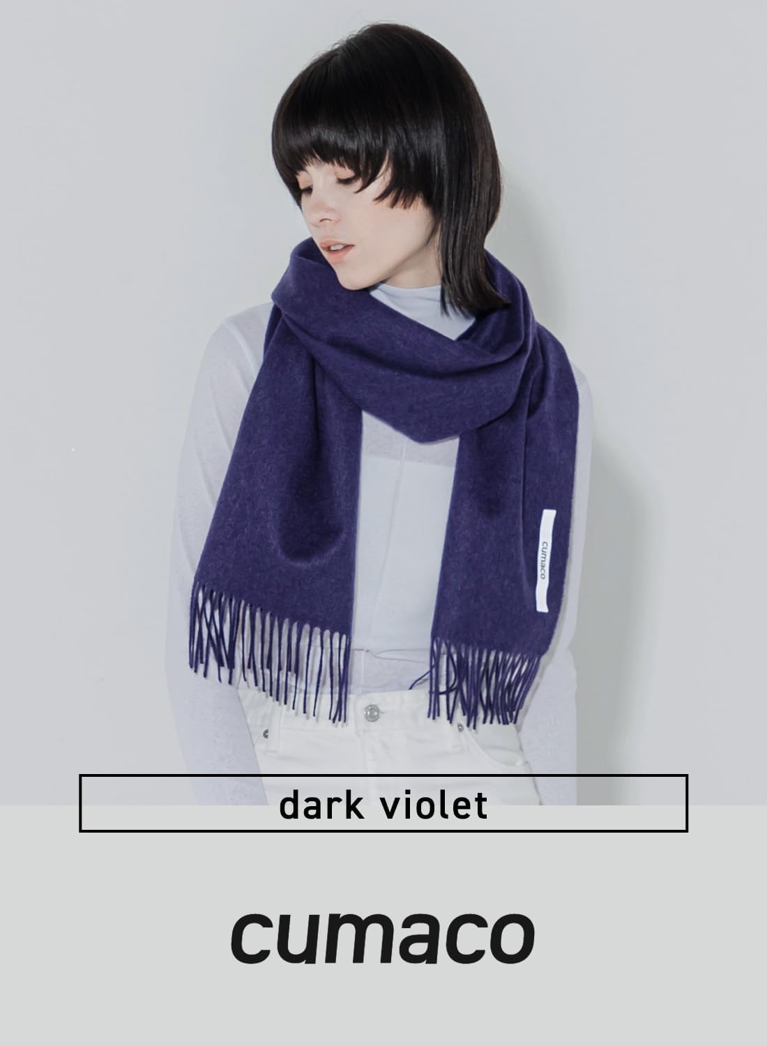 25 colors 100% cashmere plain scarf ladies large thick C-A0011B