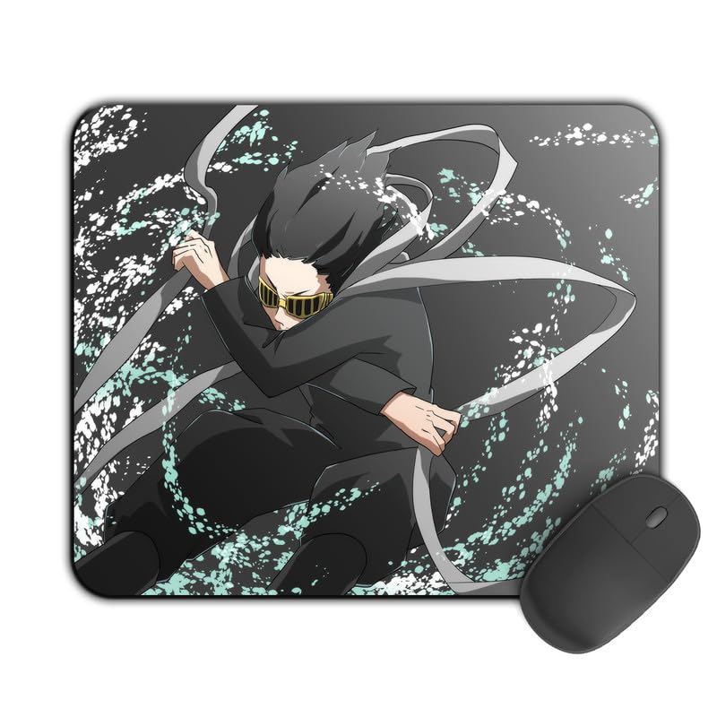 Printed Design Mouse Pad Badass Aizawa (200MM X 240 X 3MM) Enhance Gaming and Work Performance Comfortable and Precise Non-Slip Water Proof My Hero Academia Mouse Pad.-image-3