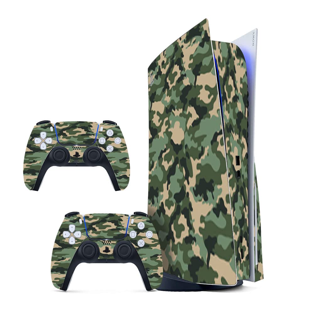 GADGETSWRAP Premium Material Skin Sticker Decal Wrap Compatible with PS5 Disc Edition - Green Camo (B0BW8FCMXV) Amazon Price History, Amazon Price Tracker