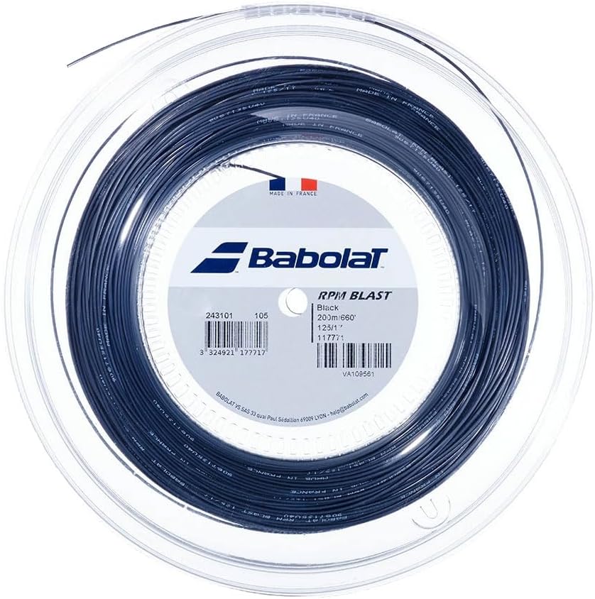 BabolatRPM Blast 17g/1.25 Tennis String 600ft/200m Reel