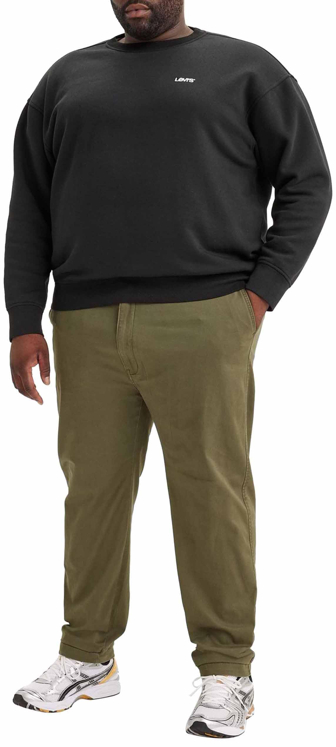Levi's Men's XX Standard Tapered Chino Big & Tall Trousers, Olive Night, 48W / 34L
