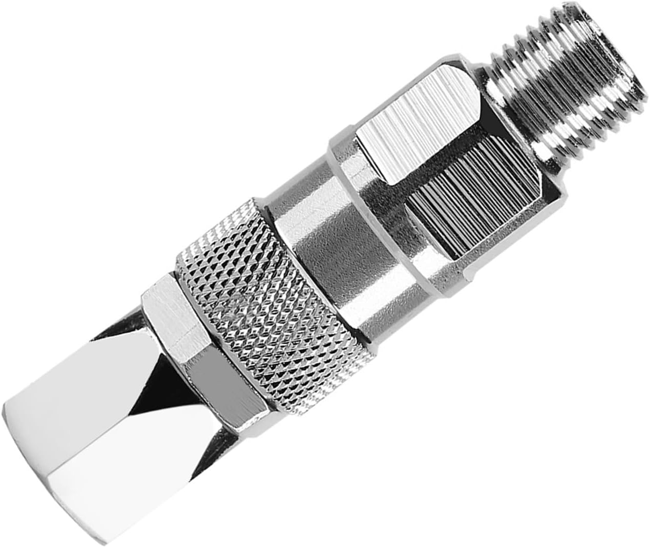 1/4-Inch Swivel Joint, Spray Gun Stainless Steel Joint High Pressure Spray Gun Rotary Joint for Paint Sprayer