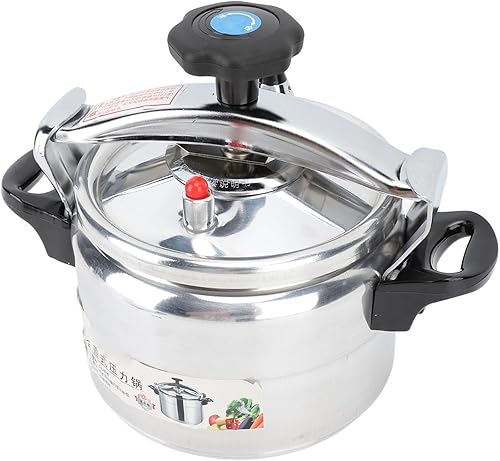 Haofy Olla a presión de gran capacidad, aleación de aluminio duradera, cocción rápida, revestimiento antiadherente, diseño de seguridad, espesado,