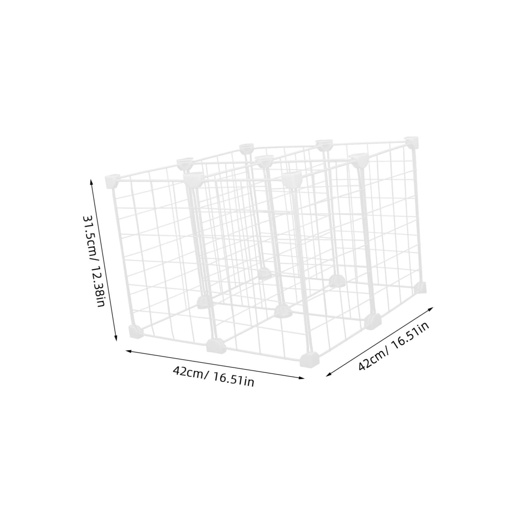 Gefrierbehälter Organizer mit Gitterdesign für Tiefkühltruhe Trennwand System für Kühlschrank Aufbewahrungsbehälter für Lebensmittel Modularer Einsatz für Ordnung
