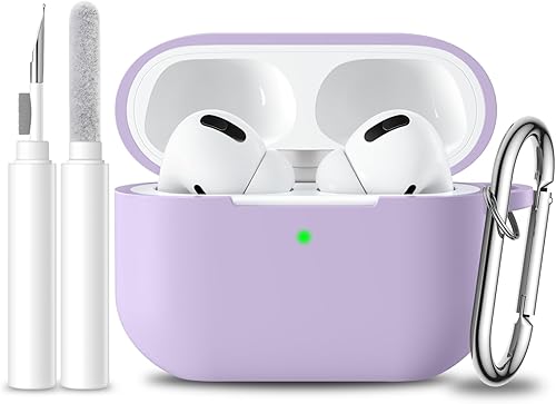 Miniatura 1 de Funda para Airpods Pro 2 con kit de limpieza, funda protectora completa de silicona suave para AirPods Pro para mujeres y hombres, compatible con