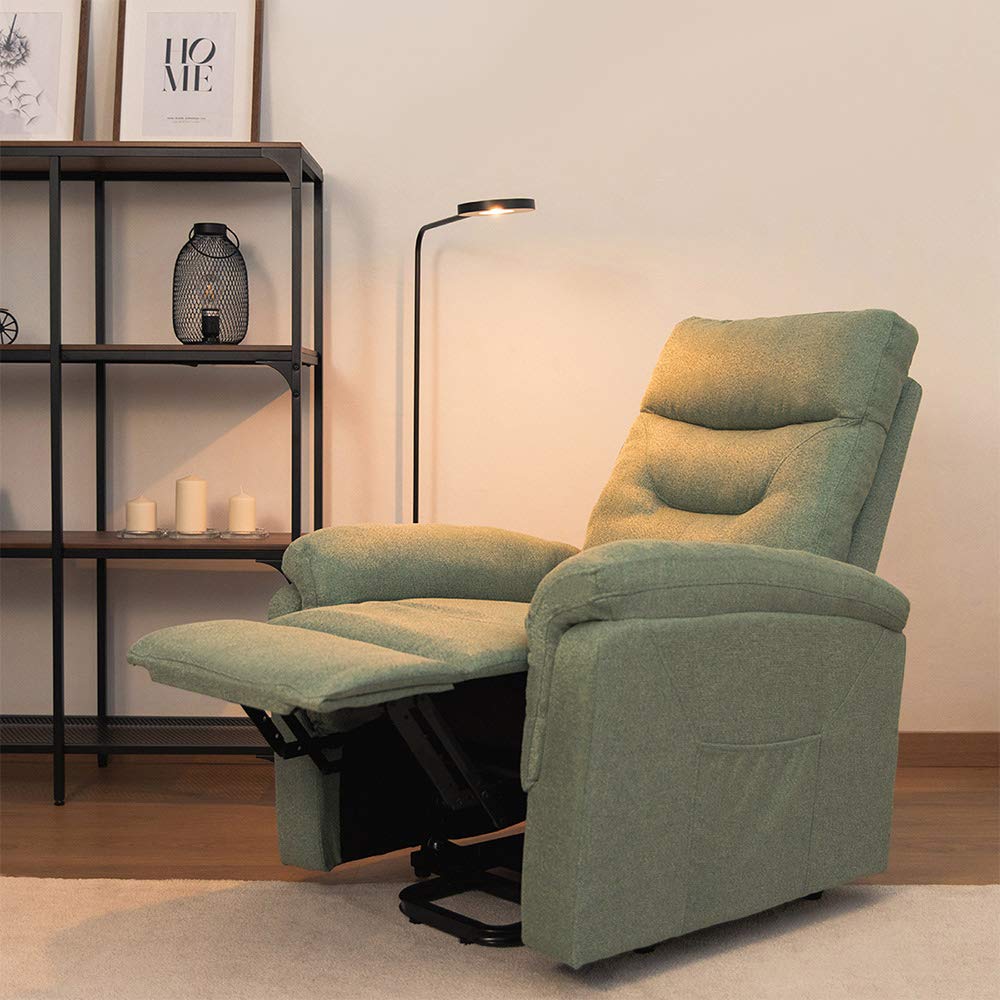 Astan Hogar Sillón Relax con Función Auto-Ayuda (Levanta Personas), Reclinación Eléctrica Independiente, 2 Motores, Modelo Amel AH-AR11100VD