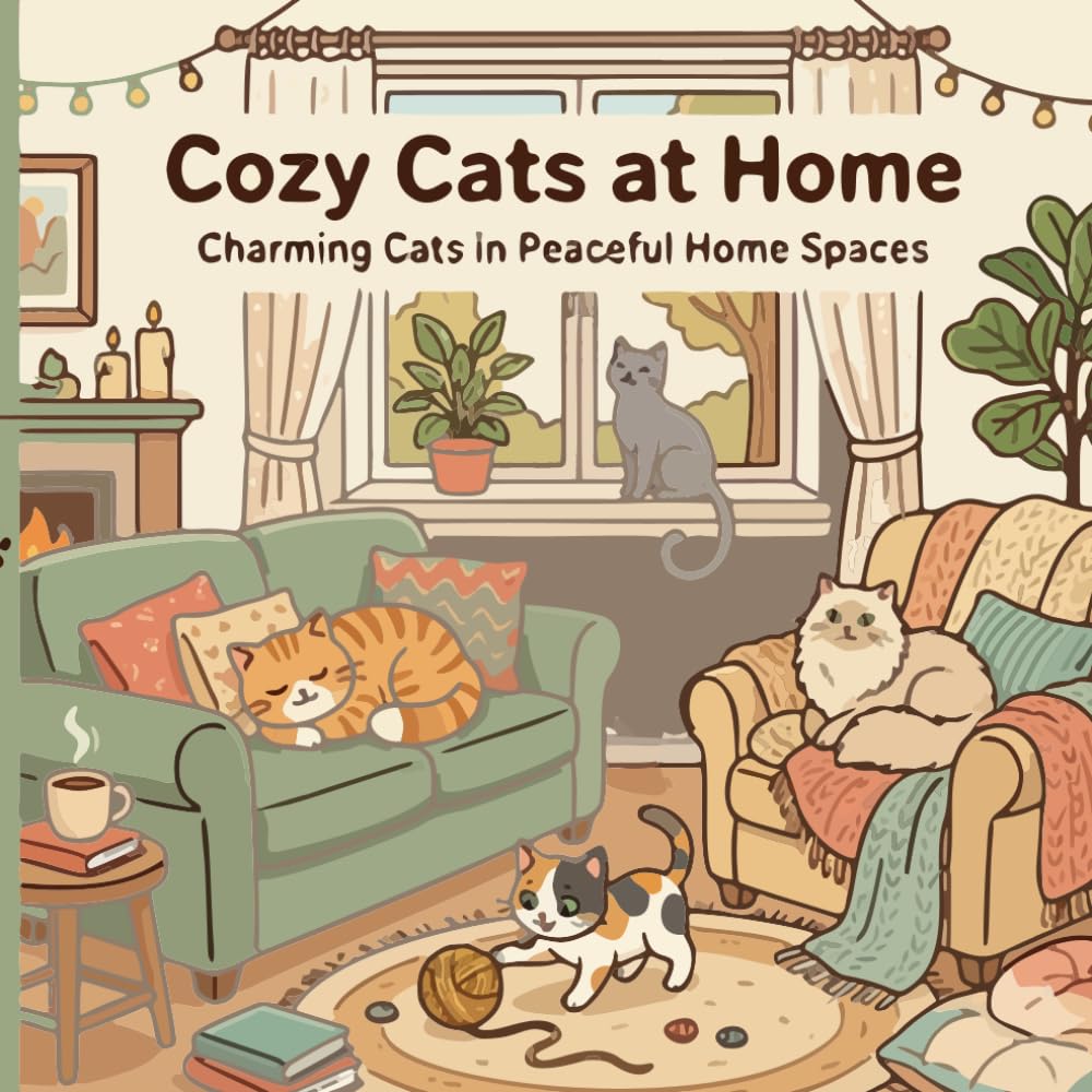 Cozy Cats at Home: Charming Cats in Peaceful Home Spaces