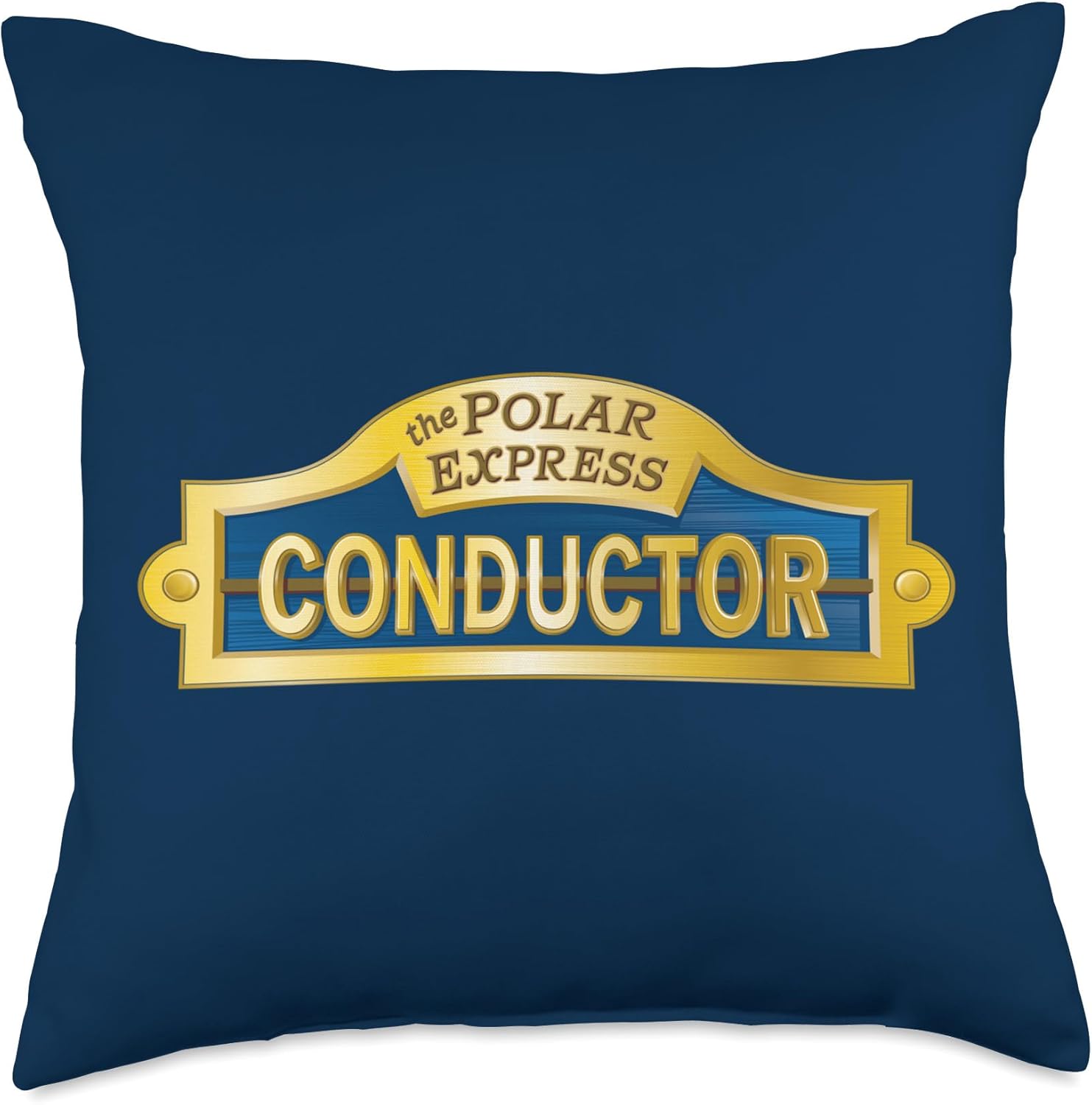 The Polar Express Conductor Throw Pillow