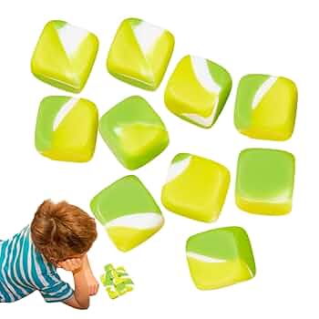 おもちゃの石 Amazon | Nuhyvjl シリコーンのカラフルな石のおもちゃ、石遊び