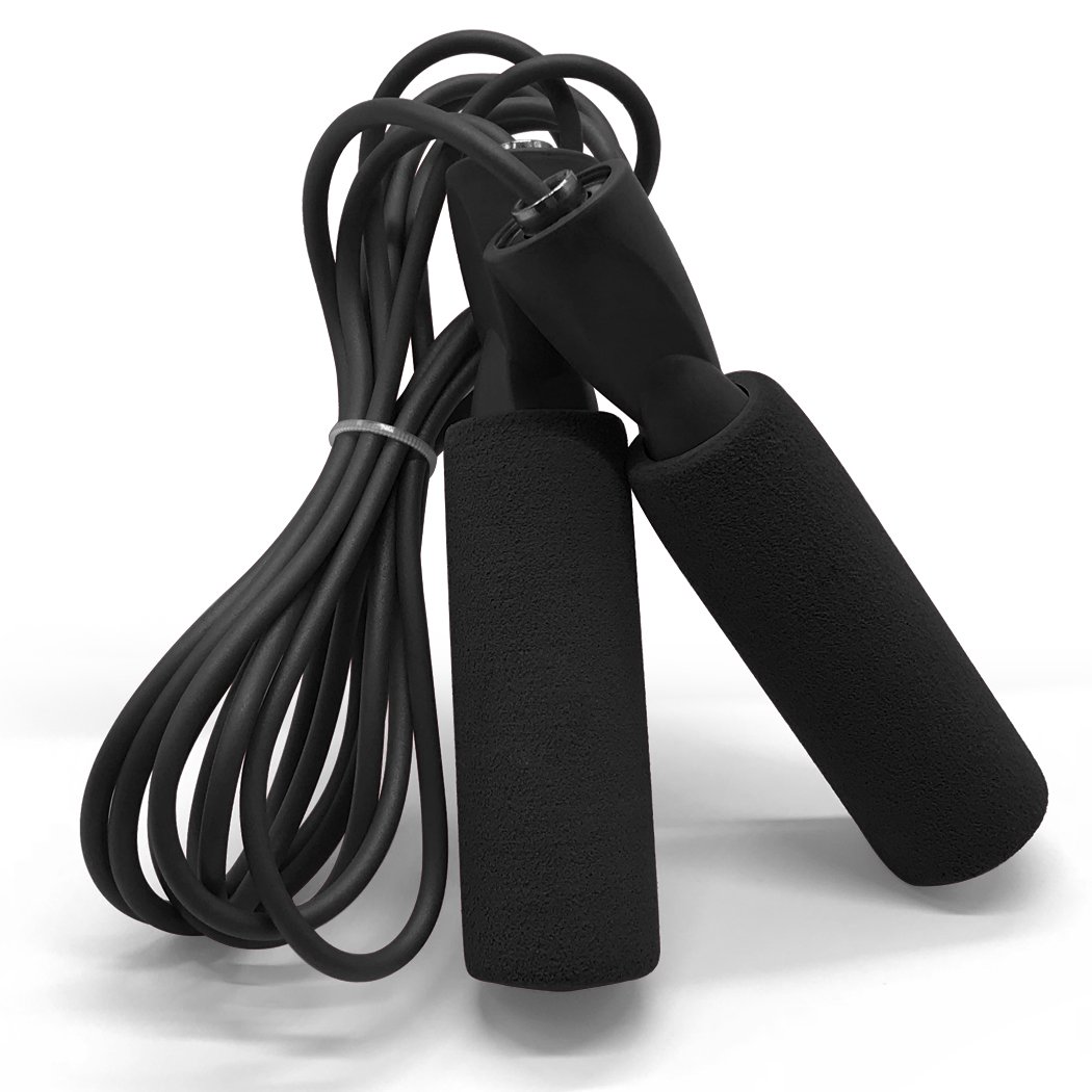 ziyue Jump Rope Premium Speed Rope for Boxing and Fitness (A - Black)