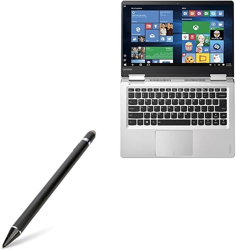 Miniatura 1 de BoxWave Lápiz óptico compatible con Lenovo Yoga 710 (14), AccuPoint Active Stylus, lápiz digital electrónico con punta ultra fina, color negro