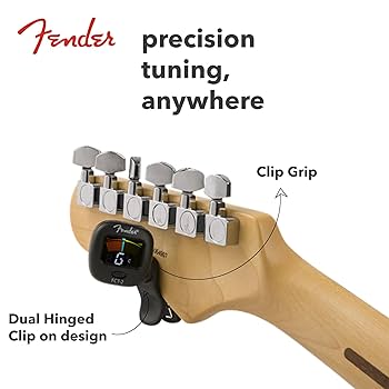 送料無料　used フェンダー　ギタークリップオンチューナーFCT-12 Genuine Fender® FCT-12 Color Clip-On Tuner | TubeDepot.com