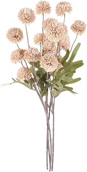 Artificial Dandelion Flowers 4 Fake Dandelion Ornaments for Vase Decoration Home Bedroom Living Room Wedding Theme Party and Photography Props 20.47In