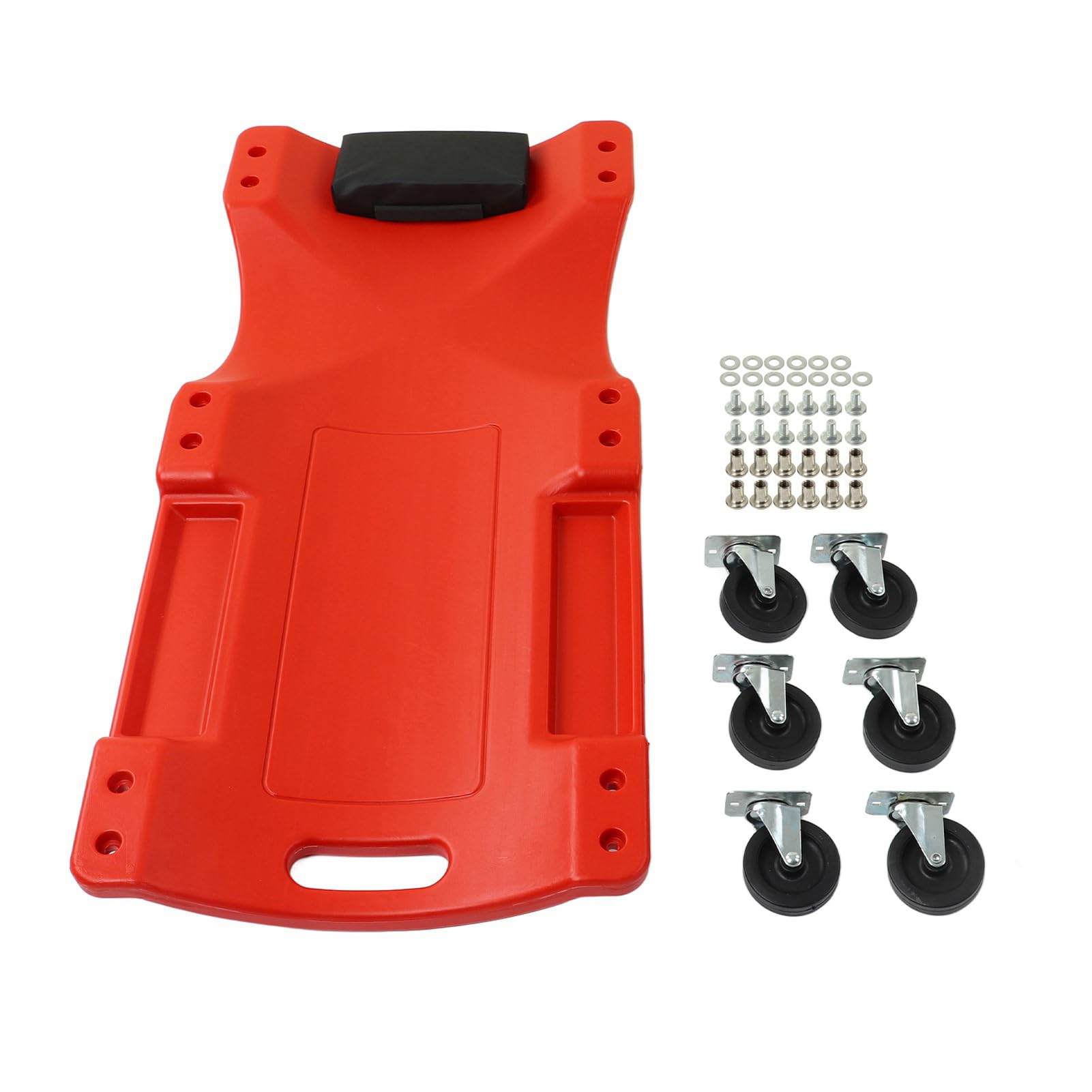Creeper automotriz de 40 pulgadas con capacidad de 200 kg, tabla rodante y reclinable de servicio pesado para mecánicos, creeper ergonómico para reparación de automóviles con