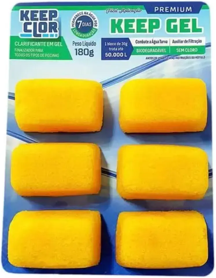 Clarificante E Floculante Em Gel Para Piscinas - Keep Clor
