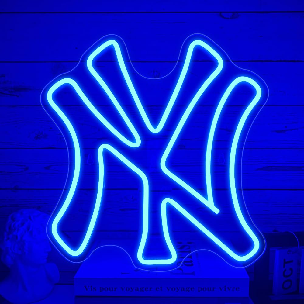 Amazon | 野球ヤンキースネオンサイン、NYネオンサイン、ウォール  