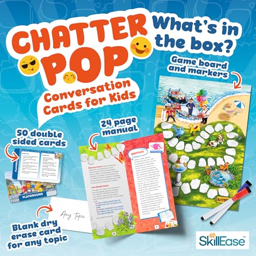 Juego de mesa Chatter Pop para habilidades sociales miniatura 2