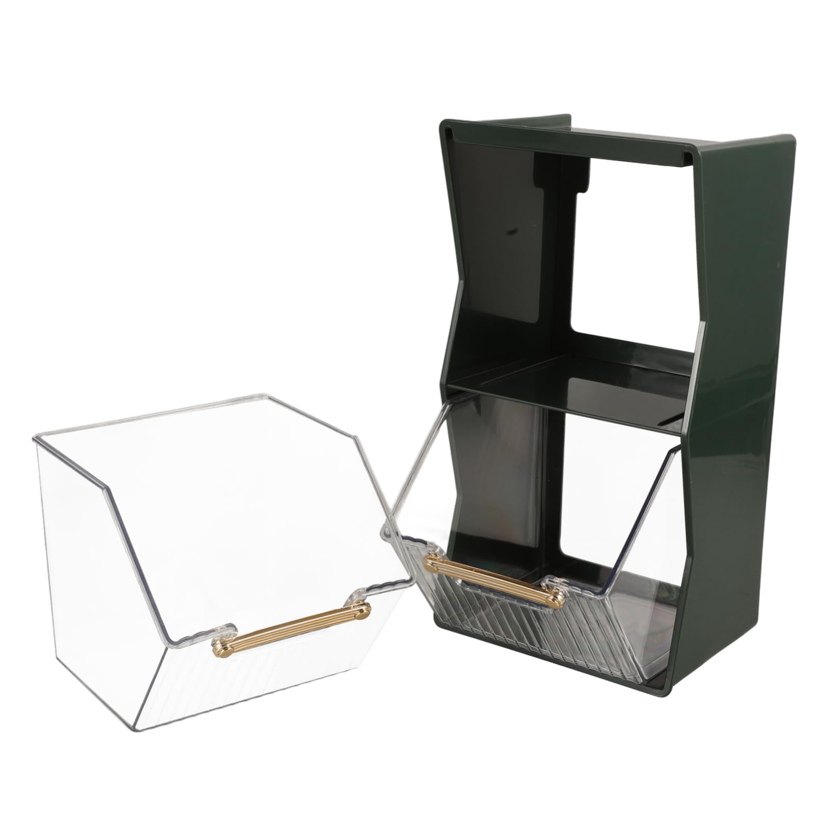 Zerodeko Organizador de Bolsas Café de Doble Capa para Almacenamiento Cocina y Oficina Estante Transparente para Espacio