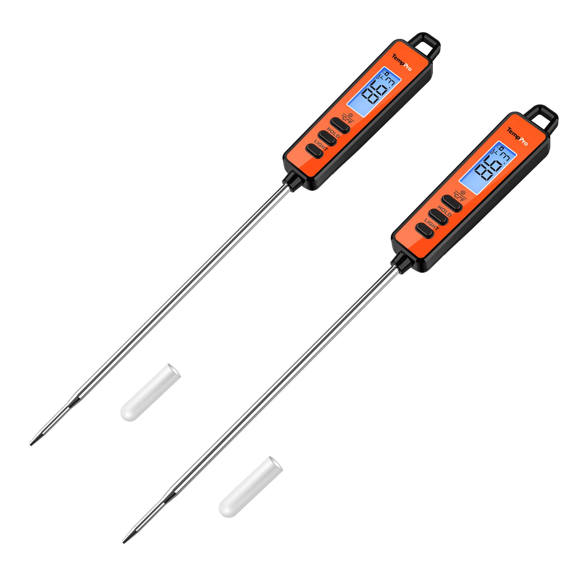 ThermoPro TP01A Instant Read Meat Thermometer with Long Probe Digital Food Cooking Thermometer for Grilling BBQ Smoker Grill Kitchen Oil Candy Thermometer