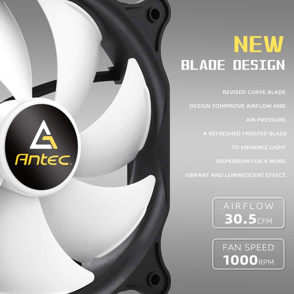 60% Off Discount Antec 120mm Case Fan, PC Case Fan High Performance, 3-pin Connector, PF12 Series 5 Packs Black Friday - 50% OFF Antec 120mm Case Fan, PC Case Fan High Performance, 3-pin Connector, PF12 Series 5 Packs