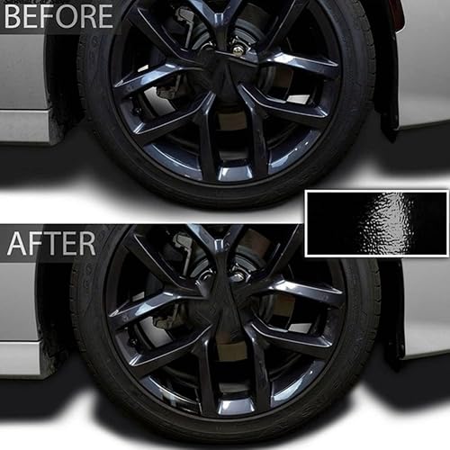 Miniatura 5 de Juego de 24 calcomanías de decoración de automóvil y calcomanías para ruedas, 12 calcomanías para llantas de 18 a 21 pulgadas, 4 calcomanías para