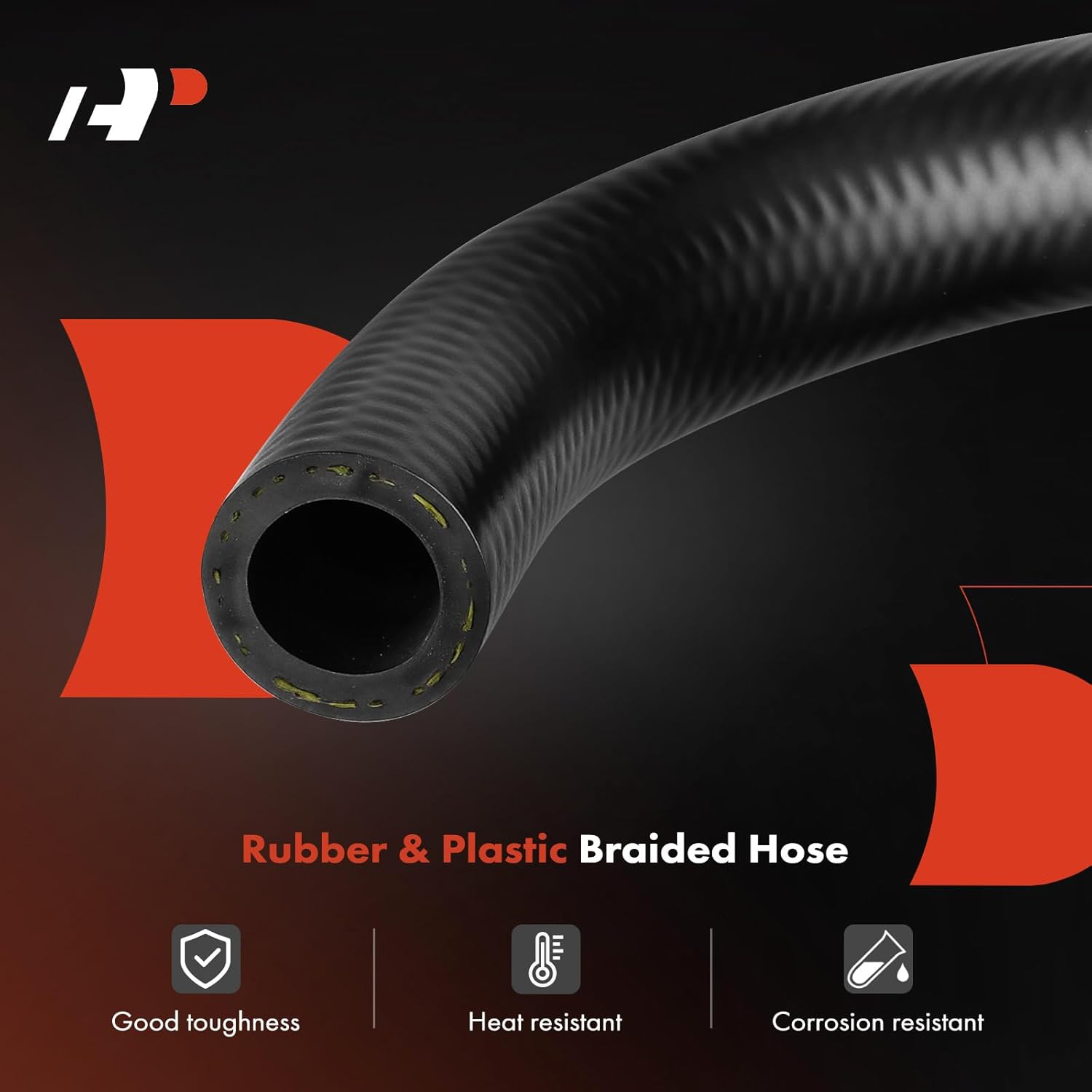 A-Premium Inlet HVAC Heater Hose Pipe Line Assembly with Clamps Compatible with Volvo S80 1999-2003, S80 2004-2005 2.9L