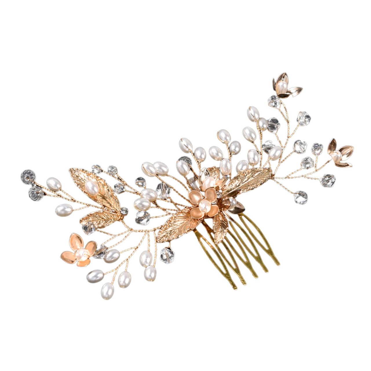 FRCOLOR 5stücke Braut Haarschmuck Haarkamm Funkelnde Haarschmuck Für Hochzeiten Eleganter Kopfschmuck Für Bräute Handgefertigte Haaraccessoires