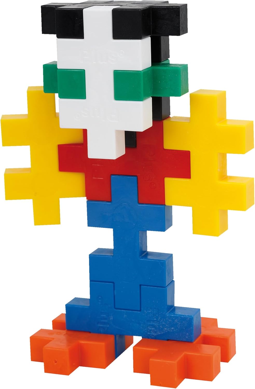 PLUS PLUS Building Blocks Toy - 15 pc Large Durable Pieces - Kids Construction Toys, Creative Learning Resources and STEM Play for Home and Travel - Basic