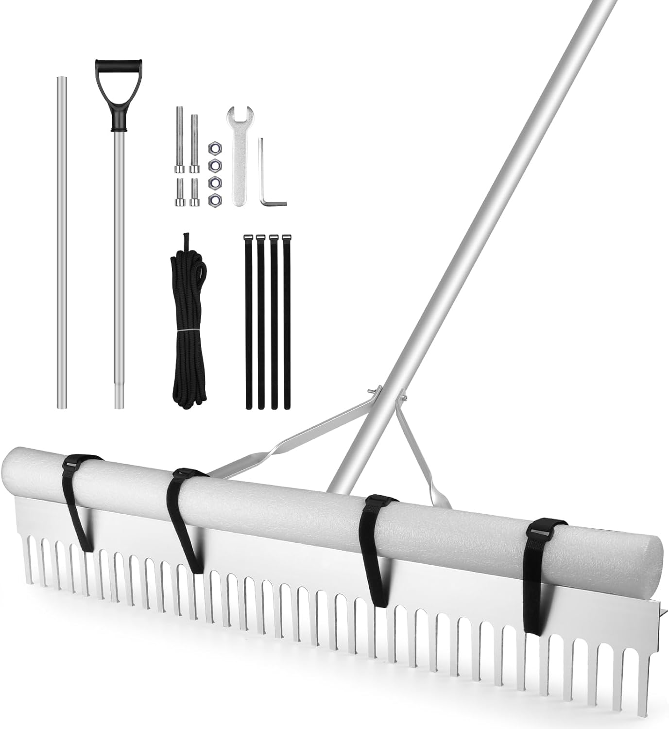 Amazon.com : Qdreclod Landscape Rake, 36