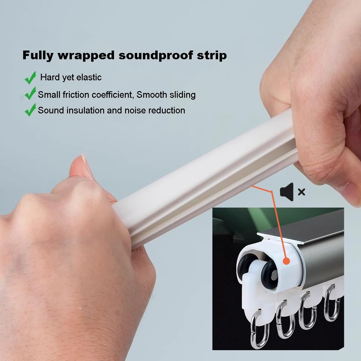 Sistema di binario per montagna in alluminio nero resistente, per camper, montaggio a parete, gazebo e aste divisorie, soluzione privacy da 1 m