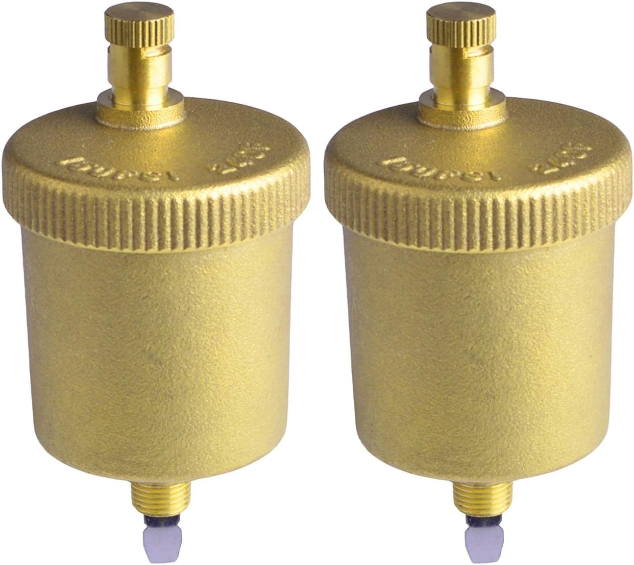 Hydro Master Automatic Air Vent Valve 1/8 Inch Brass (Pack of 2)