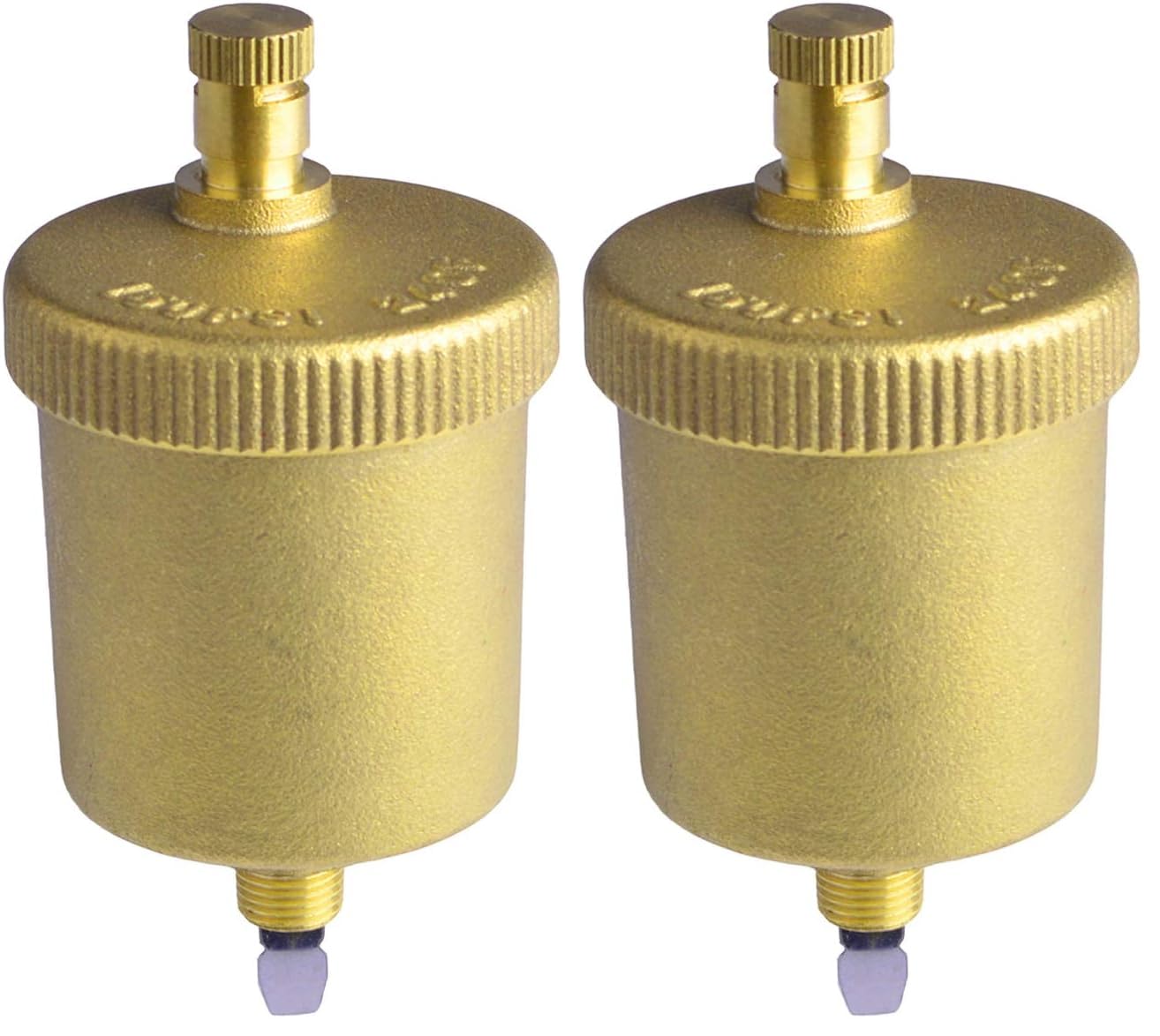 Hydro Master Automatic Air Vent Valve 1/8 Inch Brass (Pack of 2)