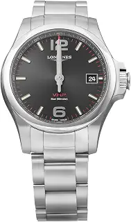 [LONGINES] メンズ 腕時計 Watch ロンジン CONQUEST V.H.P コンクエスト Ｖ．Ｈ．Ｐ L3.716.4.56.6 0 ブラック文字盤 ステンレススチール [並行輸入品]