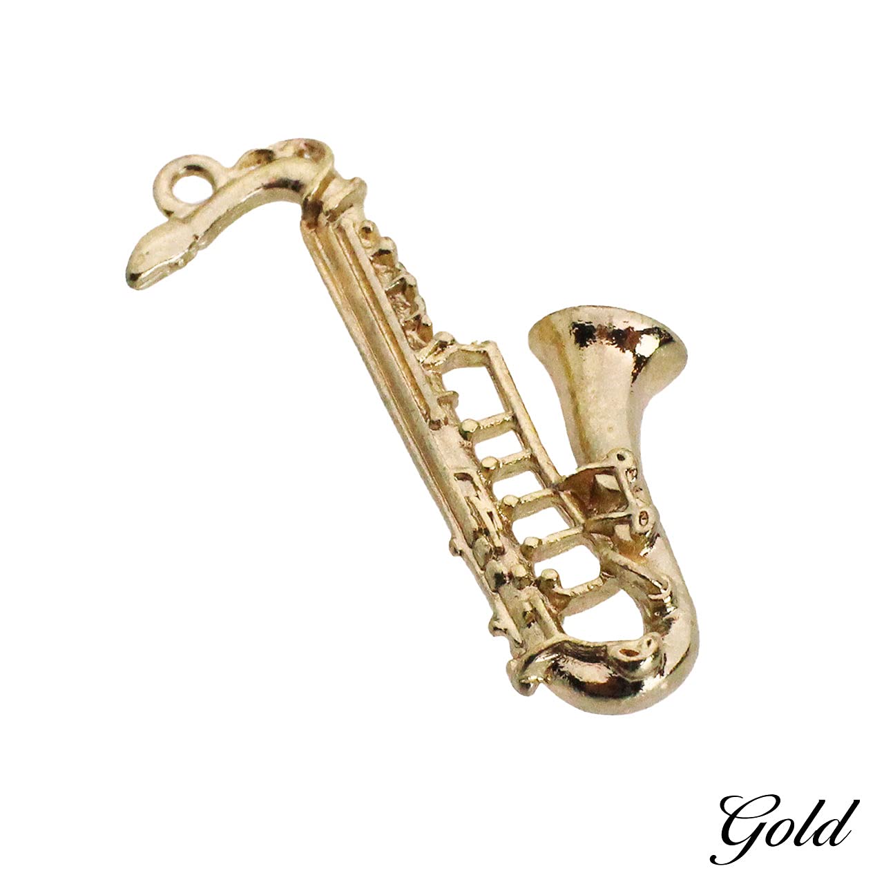 Amazon.co.jp: チャーム キーホルダー 楽器 サックス 43mm×24mm